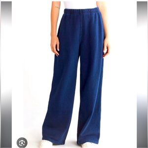 Good American wide leg terry sweatpants